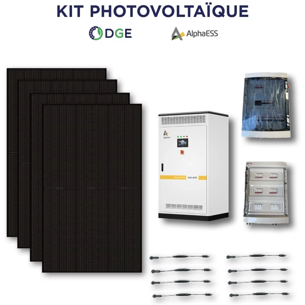 Kit Triphasé DGE / ALPHA ESS 36kW - 64,5kWh - Domos Industries